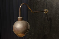 特大サイズ!! 真鍮の鈍い輝きが味わいを深める特大ブラケット　DC8306