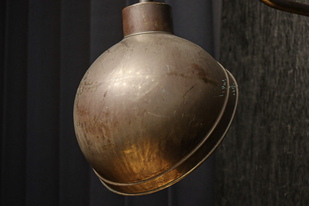 特大サイズ!! 真鍮の鈍い輝きが味わいを深める特大ブラケット　DC8306