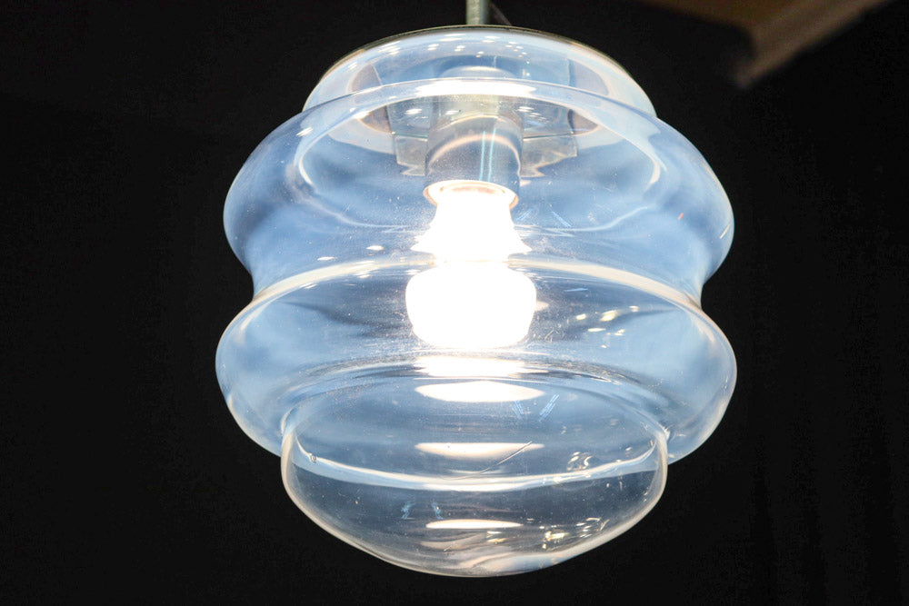 穏やかな雰囲気のクリアガラスの電笠　DC8307