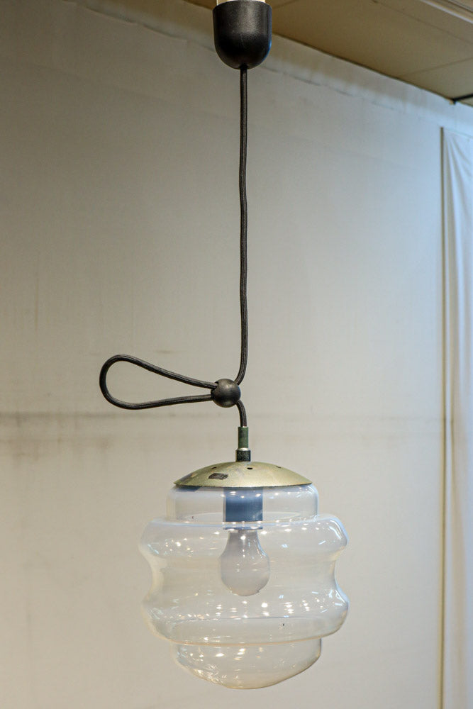 穏やかな雰囲気のクリアガラスの電笠　DC8307