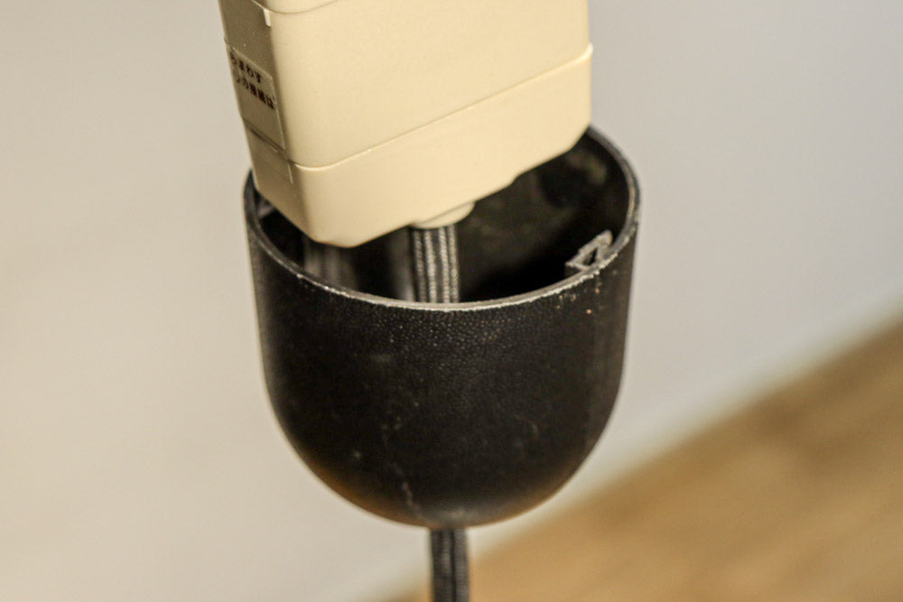 穏やかな雰囲気のクリアガラスの電笠　DC8307