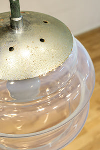 穏やかな雰囲気のクリアガラスの電笠　DC8307