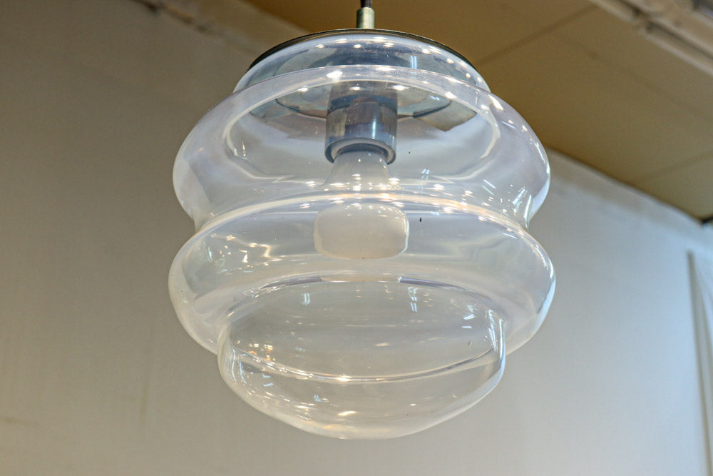 穏やかな雰囲気のクリアガラスの電笠　DC8307