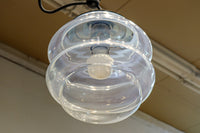 穏やかな雰囲気のクリアガラスの電笠　DC8307