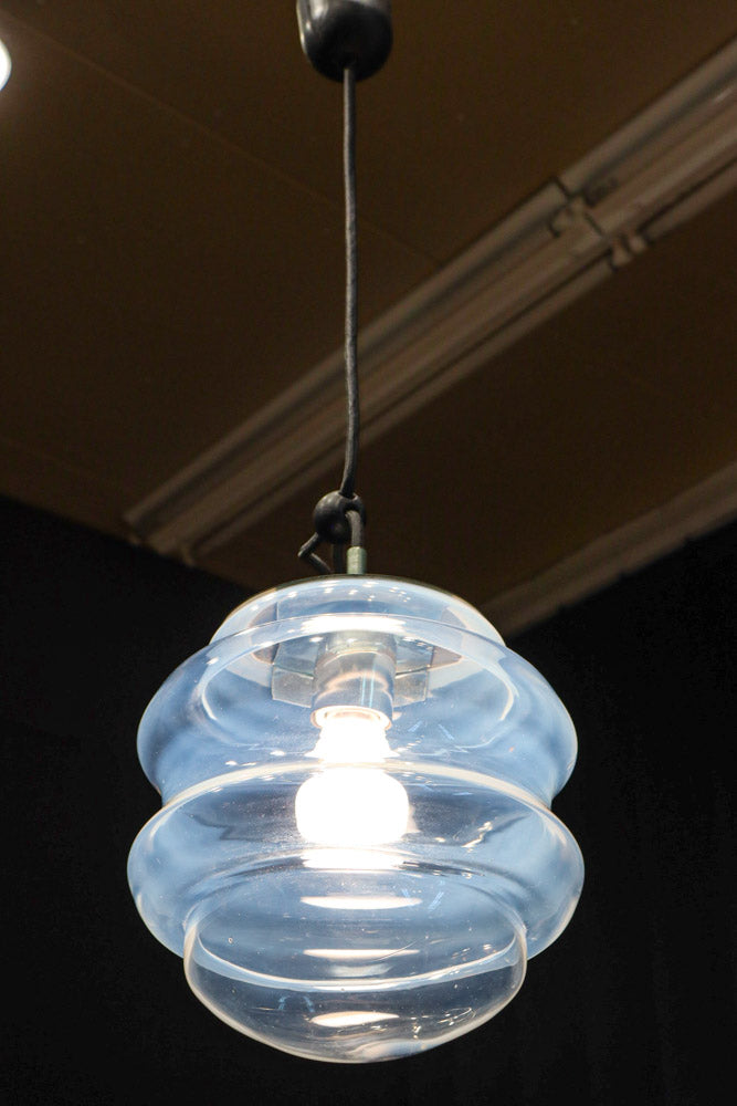 穏やかな雰囲気のクリアガラスの電笠　DC8307