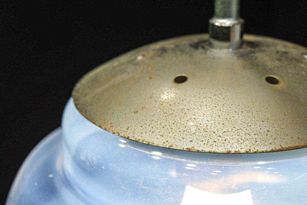 穏やかな雰囲気のクリアガラスの電笠　DC8307