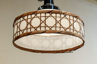 籠目編みの和モダンな竹フレームが素敵な電笠　DC8314