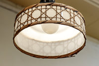 籠目編みの和モダンな竹フレームが素敵な電笠　DC8314