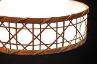 籠目編みの和モダンな竹フレームが素敵な電笠　DC8314