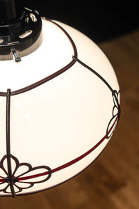 菊菱装飾を施した気品ある電笠　DC8315　在庫2個