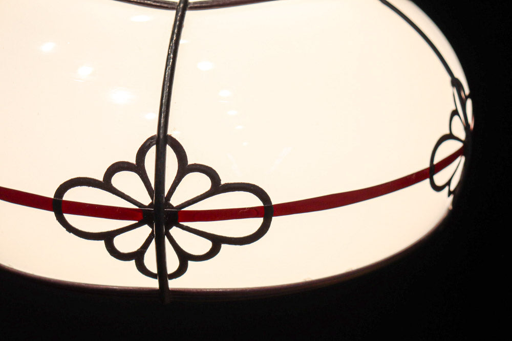 菊菱装飾を施した気品ある電笠　DC8315　在庫2個