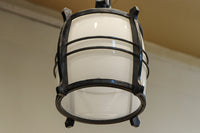 木製フレームの温かみある電笠　DC8320