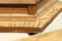 珍品!! 自然の風合いが温かみある木製の灯籠　DC8327