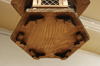 珍品!! 自然の風合いが温かみある木製の灯籠　DC8327