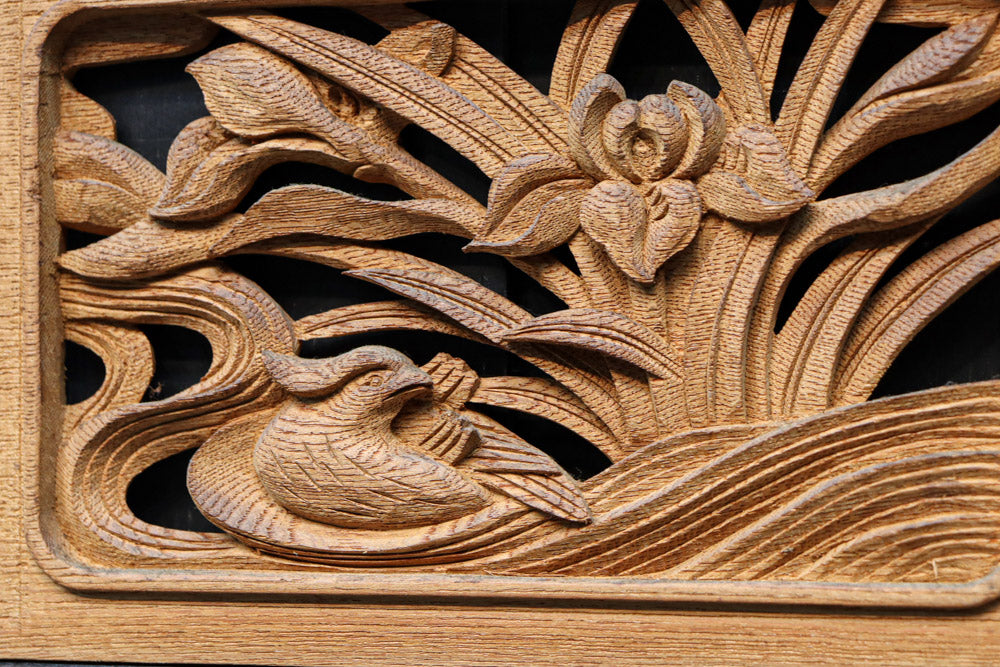 旧家より 唐木額縁 和額 大小4点まとめてセット 中国額縁 金沙子 彫刻透かし彫 旧家より 唐木額縁 和額 大小4点まとめてセット 中国額縁 金沙子