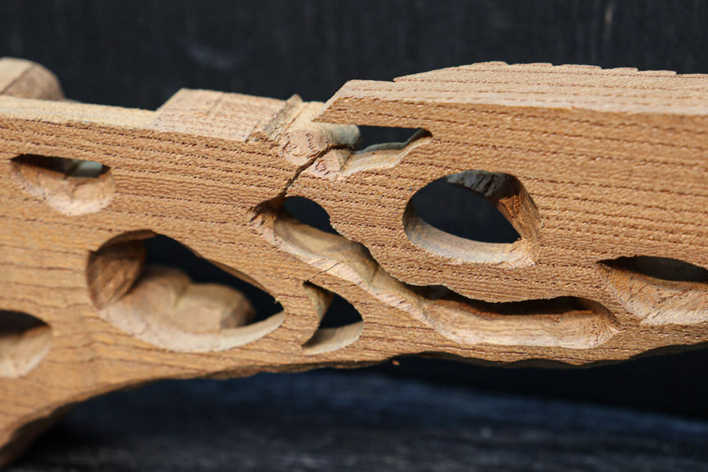 優雅に舞う鳳凰を描いた小さな彫刻飾り　DC8356ab　在庫(a:1 b:1)個