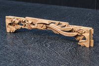 優雅に舞う鳳凰を描いた小さな彫刻飾り　DC8356ab　在庫(a:1 b:1)個