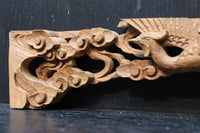 優雅に舞う鳳凰を描いた小さな彫刻飾り　DC8356ab　在庫(a:1 b:1)個