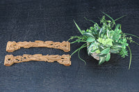 優雅に舞う鳳凰を描いた小さな彫刻飾り　DC8356ab　在庫(a:1 b:1)個