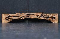 優雅に舞う鳳凰を描いた小さな彫刻飾り　DC8356ab　在庫(a:1 b:1)個