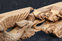 優雅に舞う鳳凰を描いた小さな彫刻飾り　DC8356ab　在庫(a:1 b:1)個