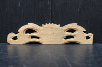 可愛らしい菊の花の小さな彫刻飾り　DC8359　在庫2個