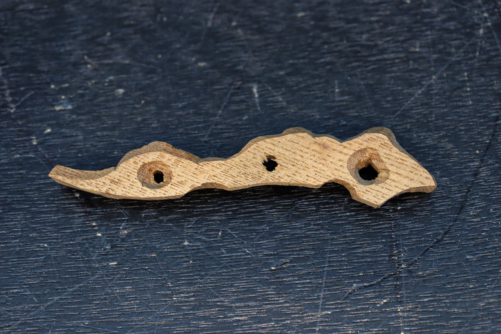 極小!! 小さなサイズに立派な松の木を描いた彫刻飾りセット DC8363