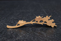 極小!! 可愛らしい梅の花が咲くとても小さな彫刻飾りセット　DC8364　在庫2個一組