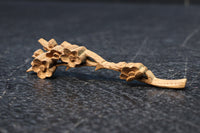 極小!! 可愛らしい梅の花が咲くとても小さな彫刻飾りセット　DC8364　在庫2個一組