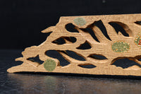 鳳凰を繊細に描いた小型彫刻飾り　DC8366ab　在庫(a:1 b:0)枚