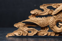 鳳凰を繊細に描いた小型彫刻飾り　DC8366ab　在庫(a:1 b:0)枚