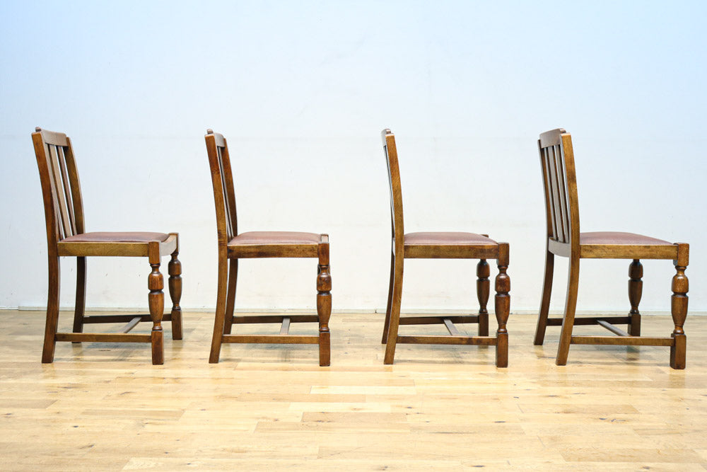 深みのある風合いで上品なアンティークチェア　DC8378　在庫(a:1 b:1 c:1 d:1)脚