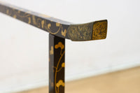 黒漆で雅な気品溢れる手ぬぐい掛け　DC8401a