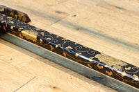 黒漆で雅な気品溢れる手ぬぐい掛け　DC8401a