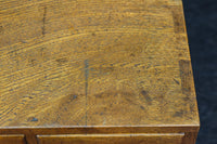 穏やかな杢目で味わいあるレトロな針箱　DC8413