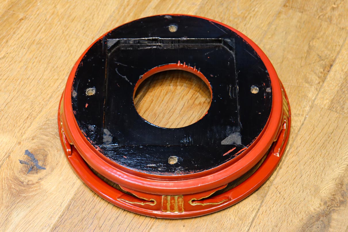 朱漆の華やかな雰囲気の置き台　DC8416