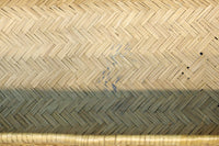 優しい風合いの網代編み中型蓋付き行李(こうり)　DC8419