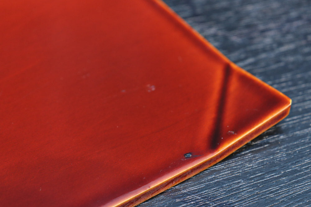 艶やかな春慶塗りが美しい菓子皿　 DC8424　在庫15枚