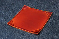 艶やかな春慶塗りが美しい菓子皿　 DC8424　在庫15枚