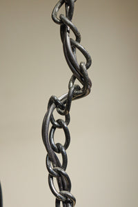 赤い花模様が引き立つ色鮮やかなステンドグラスのシャンデリア　DC8438