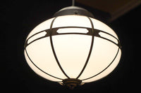 シンプル透かし様帯模様で風情ある雪洞型の電笠　DC8439