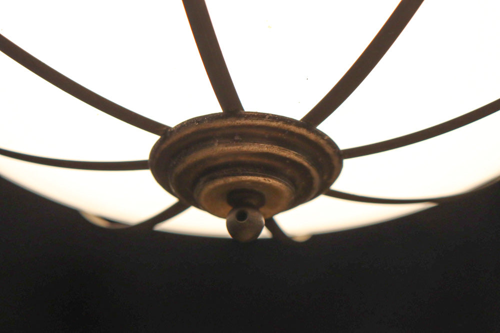 シンプル透かし様帯模様で風情ある雪洞型の電笠　DC8439