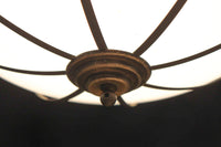 シンプル透かし様帯模様で風情ある雪洞型の電笠　DC8439