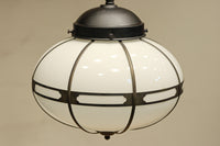 シンプル透かし様帯模様で風情ある雪洞型の電笠　DC8439