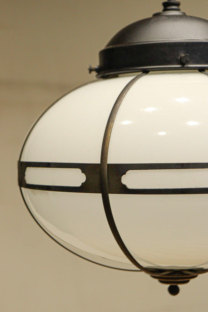 シンプル透かし様帯模様で風情ある雪洞型の電笠　DC8439