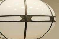 シンプル透かし様帯模様で風情ある雪洞型の電笠　DC8439