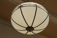 シンプル透かし様帯模様で風情ある雪洞型の電笠　DC8439