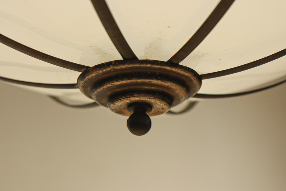 シンプル透かし様帯模様で風情ある雪洞型の電笠　DC8439