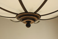 シンプル透かし様帯模様で風情ある雪洞型の電笠　DC8439