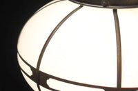 シンプル透かし様帯模様で風情ある雪洞型の電笠　DC8439